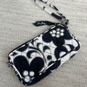 Vera Bradley Black and White Wristlet